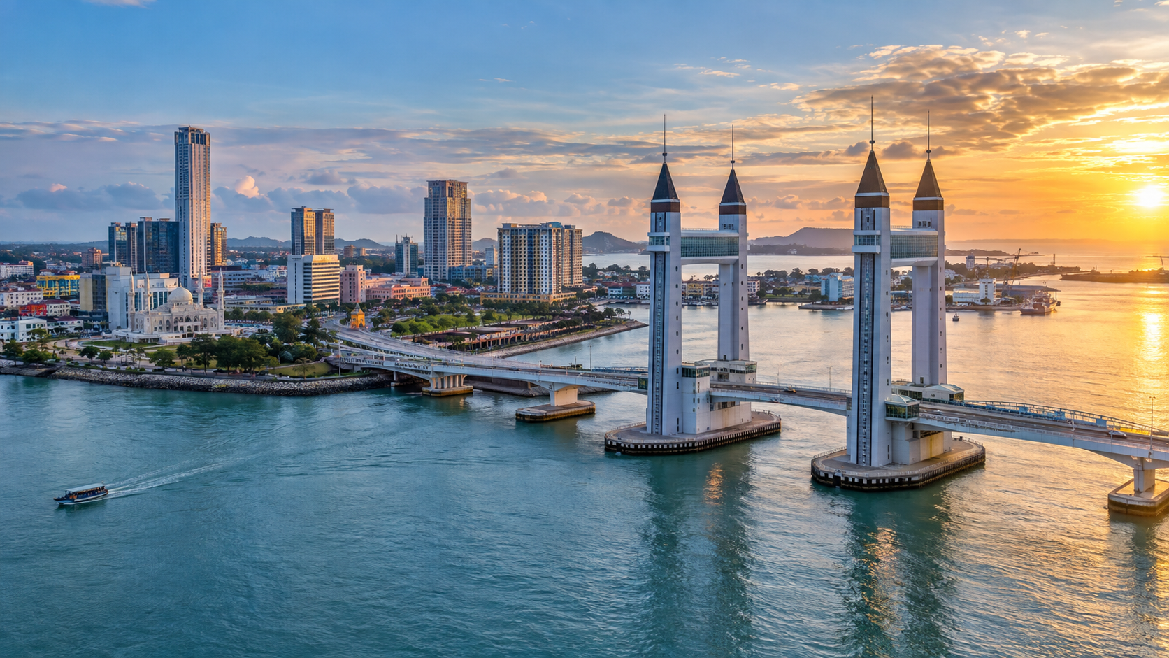 Pemandangan Kuala Terengganu berkaitan hasil janaan Terengganu 2025